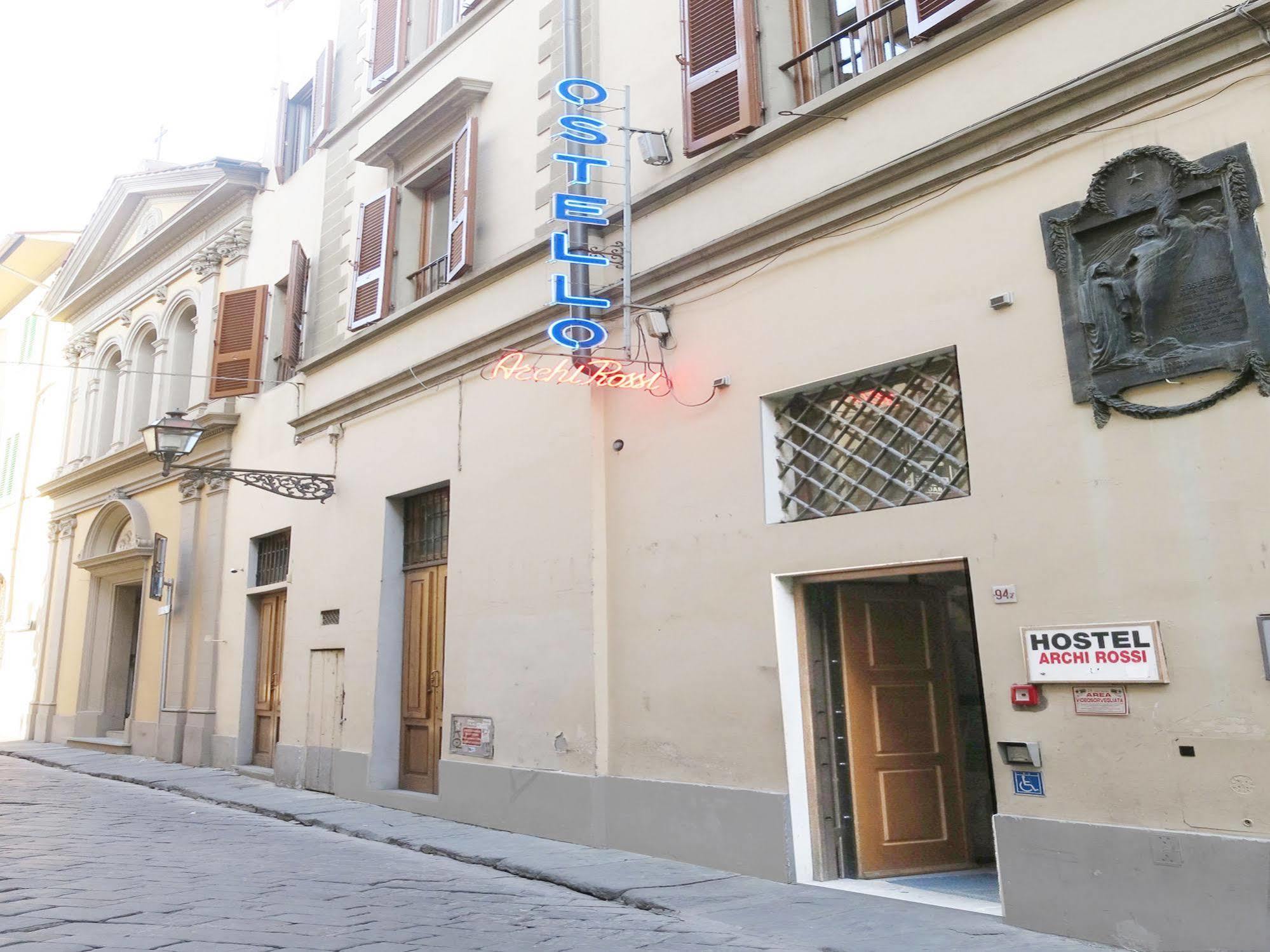 Hostel Archi Rossi Firenze Eksteriør billede